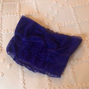 Free People blue lace bandeau